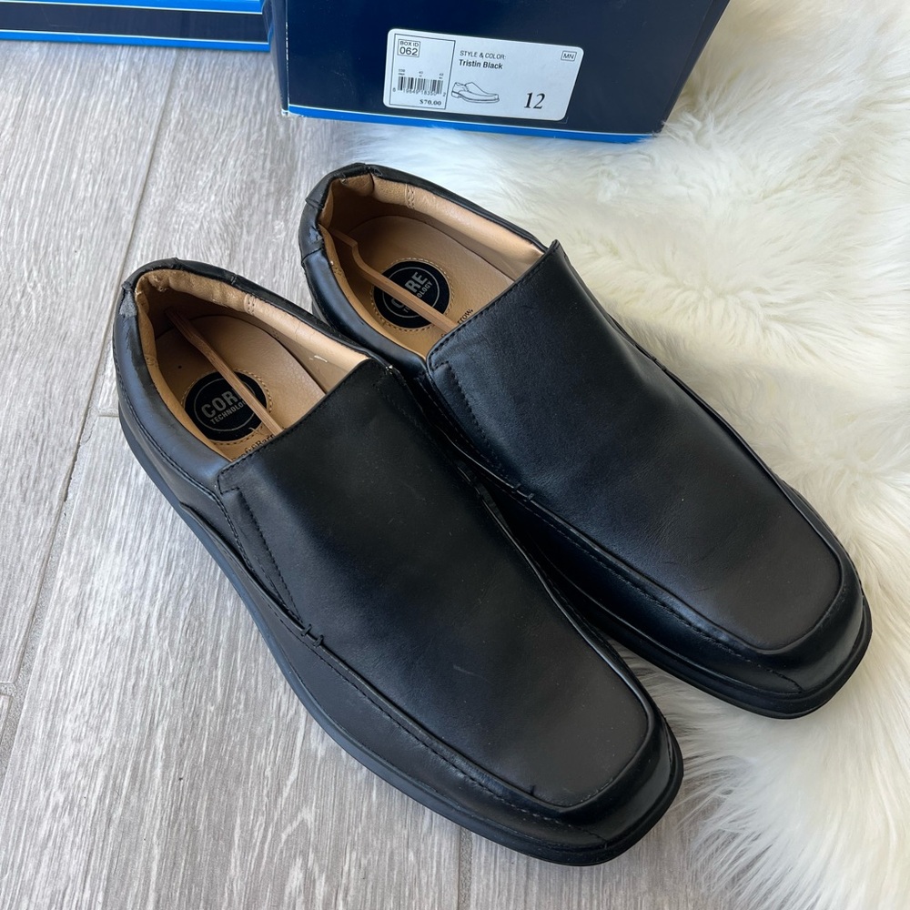 Croft & Barrow Men's Black Slip-On Loafers